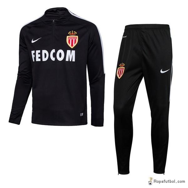 Chandal AS Monaco 2017/18 Negro